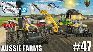 Seeding NEW CROPS with CUSTOM CHALLENGER | Aussie Farms #47 | Farming Simulator 22