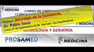 Abordaje de la Demencia. Dr. Pablo Sanz