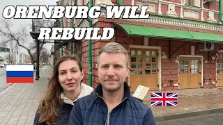 ORENBURG WILL REBUILD: English Russian Family Walk and Talk Through The Old Part of ORENBURG City