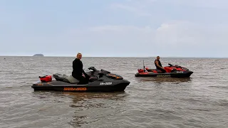 Friday evening ride on 2 seadoo rxtx300rs & seadoo Gtr170