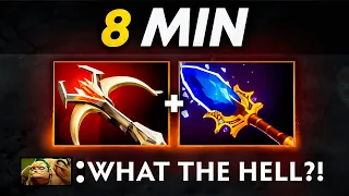 Daedalus and Aghanim in 8 minutes, what's your actions? 🔥 Earthshaker Dota 2