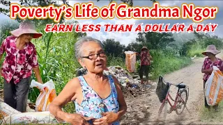 #11 Poverty life of Grandma Ngor Sok 76 years old in Cambodia and Her grandson #Mikeworks