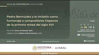 Ciclo de conferencias 2024. Omar Morales Abril