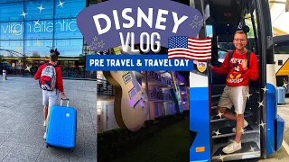 WALT DISNEY WORLD ✨ Day 0-1 • pre-travel day, travel day, flying Virgin Atlantic & All Star Music✈️