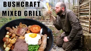 Bushcraft Mixed Grill on Campfire
