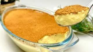 Hausgemachtes Dessert, das ich nie müde werde zu essen. Nachtisch in 5 Minuten! Kein Backen!