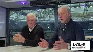 Fussball Legenden Talk zum Fußball Bundesliga Spiel des FC Schalke 04 gegen Karlsruhe