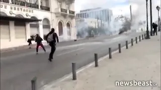 Греческая молодежь устроила столкновения с полицией в центре Афин
