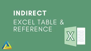 INDIRECT - Excel Table and Reference