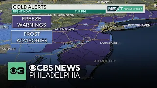 NEXT Weather: Frost and freeze advisories in Philadelphia region Friday morning