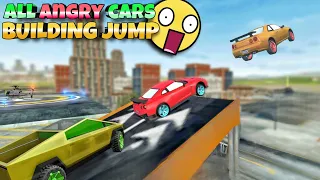 All angry cars building jump😱||Part 1||Extreme car driving simulator🔥||