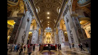 Saint Peter's Basilica ⛪Largest Church 😍#vatican #basilica #sanpietro #stepbystep #travel #shorts