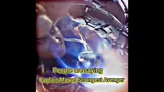 captain Marvel not strongest Avenger | You forget Thor #short #shorts #ironman #thor #captionmarvel