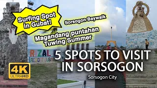 5 BEST MUST VISIT Spots in Sorsogon Virtual Tour in 4k