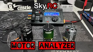 SkyRC Motor Analyzer — R1 4.5T Drag Tuned - Castle 7700kv - Ruddog 4.0T