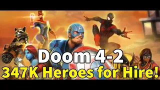 347K Heroes For Hire! Doom 4-2 Campaign Unlock Guide | Marvel Strike Force - Free to Play