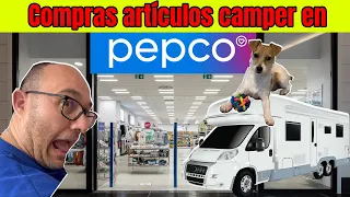 Nos vamos de compras de artículos camper y para caravanas y autocaravanas en Pepco