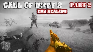 Call of Duty 2 + BEST QUALITY ENB Realism Gameplay - 1080p 60fps - Part 2