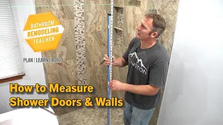 Custom Glass Shower Enclosures l How to Measure l PLAN LEARN BUILD