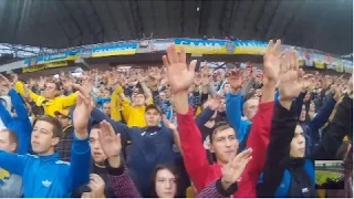 Україна 3:1 Білорусь (фан-сектор, заряди) ARENA LVIV