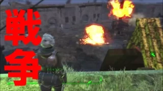 fallout4　防衛力約２５０のキャッスル（拠点）VSインスチチュート