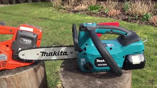 Husqvarna t536 LiXP vs (NEW) Makita DUC254 "2019"