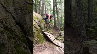 12yo kid rides “The Manager” at Whistler Bike Park 🤯 #whistler #bikepark #downhill #norcobikes #fyp