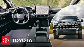 A Look Inside the 2022 Toyota Tundra Interior & Features | Toyota