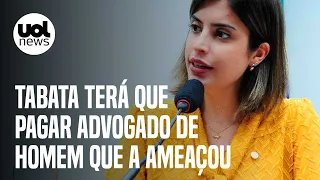 Tabata Amaral terá que pagar advogado de homem que a ameaçou com taco de beisebol