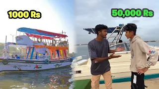Rs 20,000 vs Rs 200,000 Yacht!🤑 Cheap vs Expensive