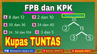 Cara Mencari FPB dan KPK dengan Pohon Faktor (KUPAS TUNTAS)