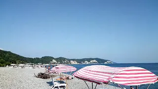 Пляж в Пицунде, Абхазия. Гостиница Lucette 3*. Прекрасный отдых)