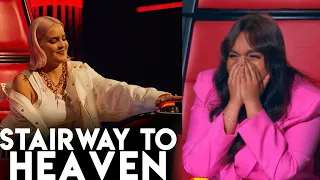 BEST "STAIRWAY TO HEAVEN" COVERS ON THE VOICE | MIND BLOWING