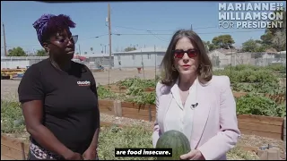 2024 Democratic Presidential Candidate | Marianne Williamson | Obodo Urban Farm