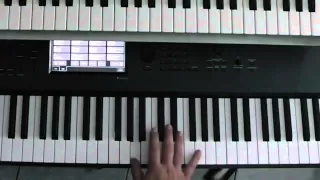 How to play Smokin' (BOSTON) the solo on keyb. Pt. 1