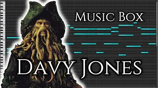 [1 Hour Loop] Davy Jones - Pirates of the Caribbean 2 [Music Box/MIDI]