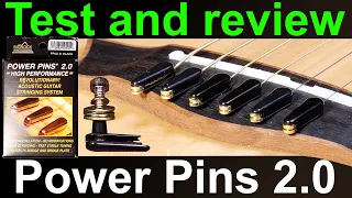 Easy acoustic guitar mod - Power pins 2.0 review and test