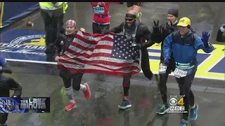 Military Relay Tradition Continues At Boston Marathon