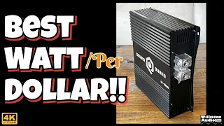 INSANE Value BASS Amp? SoundQubed U1-3000 3000W Amp Dyno Test [4K]