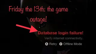 My story of Friday The 13th: The Game outage shutdown #fridaythe13ththegame #f13thegame