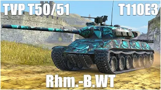 TVP T50/51, T110E3 & Rhm.-B.WT ● WoT Blitz