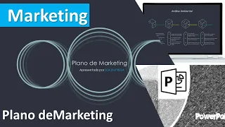 Apresentação Plano de marketing PowerPoint
