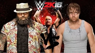 WWE 2K16 Bray Wyatt vs Dean Ambrose