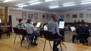 School orchestra /П. Чайковский  6 симфония (фрагмент)