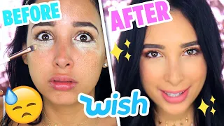 FULL FACE TESTING $1 MAKEUP FROM WISH | Mar