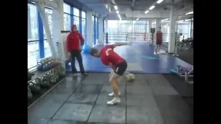 Alexander Khvostov snatch 40kg 121 reps 9min