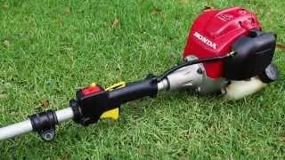 Honda UMK425U 25cc 4-Stroke Brushcutter String Trimmer Line Trimmer Startup Cold Start Revving Sound