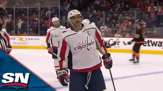 Alexander Ovechkin Scores Two Empty-Netters To Move 99 Goals Back Of Wayne Gretzky's Record