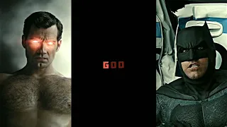 ⚡BATMAN VS SUPERMAN Who Wins😈 || I AM A GOD BOY|| BEST WHATSAPP STATUS || 1080P FULL HD 🦇♥️