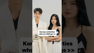 Korean celebrities who are siblings #jeongyeon #doyoung #twice #itzy #kpop #kdrama #youtubeshorts